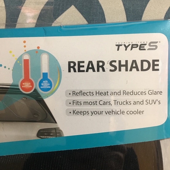 5/$25 NWT - TypeS rear car window sunshade - Picture 2 of 4